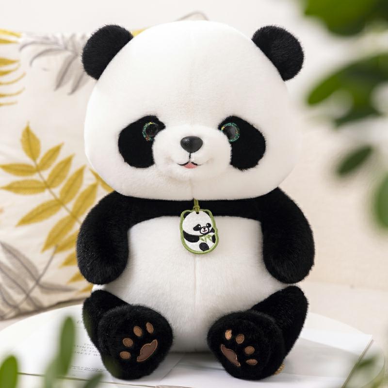 Gyermek Plüssjáték |   Aranyos Panda Plüssjáték, Nemzeti Kincs Nagy Panda Figura, Alvó Baba, Lányoknak Születésnapi Ajándék. Gyermek Plüssjáték Gyermek Plüssjáték