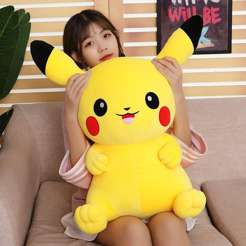 Gyermek Plüssjáték |   Pikachu Plüssfigura, Puha Játék, Nagy Plüss Baba, Alvó Párna Fiúknak, Gyereknapra, Születésnapi Ajándék Lányoknak. Gyermek Plüssjáték Gyermek Plüssjáték