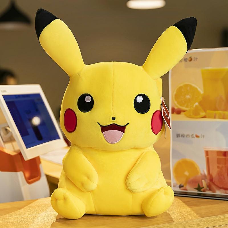 Gyermek Plüssjáték |   Plüss Pikachu Párna, Aranyos Gyerekeknek, Nagy Plüss Játék, Lányoknak Alváshoz, Puha Díszpárna. Gyermek Plüssjáték Gyermek Plüssjáték